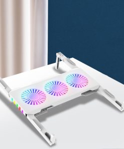 Alternative view of Portable Slim Smart Laptop Cooling Pad USB 3 Fans Gaming Laptop Cooler Fan For 17 Inch Cooler Plug Play For Notebook PC Laptop