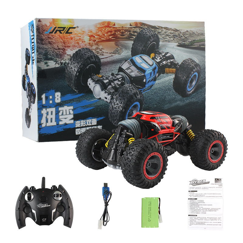 Double-sided Stunt Car One-button Deformation Child Remote Control Car Off-road Vehicle Climbing Car - Image 2