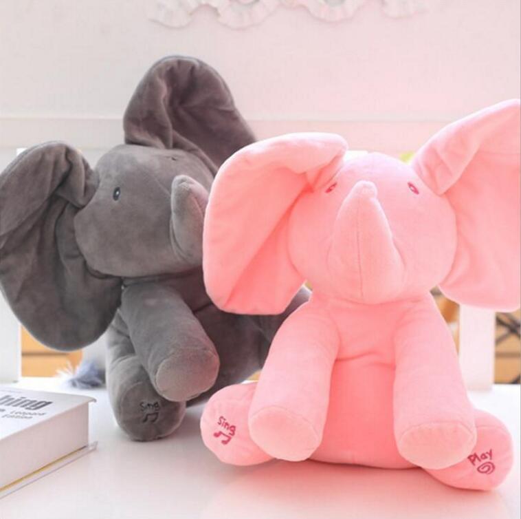 Peek-a-Boo Interactieve Olifant Knuffel - Image 4