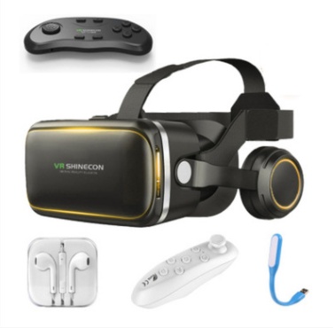Original VR Shinecon Gafas De Realidad Virtual 120 Fov 3D Gafas Google Carton Con Auriculares Estereo Caja Para Smartphone - Image 3