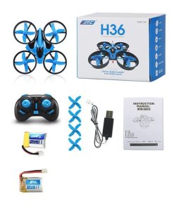 Alternative view of Remote control mini quadcopter with protective ring remote control drone anti-fall remote control aircraft children's toy