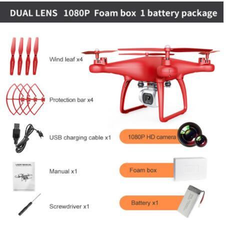 Cross-Border Drone Remote Control Aircraft HD 4k Dual Lens Camera Long Endurance Helicopter Model Fixed Altitude Aircraft - Image 5