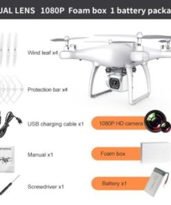 Cross-Border Drone Remote Control Aircraft HD 4k Dual Lens Camera Long Endurance Helicopter Model Fixed Altitude Aircraft