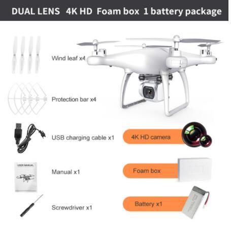Cross-Border Drone Remote Control Aircraft HD 4k Dual Lens Camera Long Endurance Helicopter Model Fixed Altitude Aircraft - Image 4