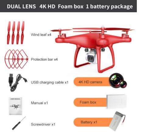Cross-Border Drone Remote Control Aircraft HD 4k Dual Lens Camera Long Endurance Helicopter Model Fixed Altitude Aircraft - Image 3