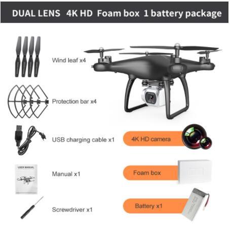 Cross-Border Drone Remote Control Aircraft HD 4k Dual Lens Camera Long Endurance Helicopter Model Fixed Altitude Aircraft - Image 6