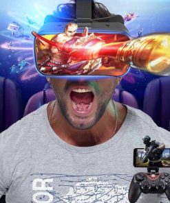 Nieuwe Vrg Pro 3D Vr Bril Virtual Reality Full Screen Visuele Groothoek Vr Glazen Voor 5 Tot 7 inch Smartphone Brillen Apparaten