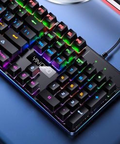 Alternative view of Silver Eagle ZK3 Real Mechanical Keyboard Game Green Axis Black Axis Wired USB Computer Accessories