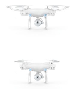 Alternative view of HD aerial drone remote control aircraft