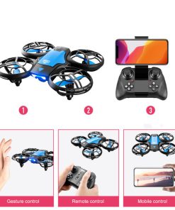 Alternative view of V8 2.4G 4CH Mini RC Drone Gesture Sensing WIFI FPV Altitude Hold Quadcopter RC Drone Toy With High Definition Camera