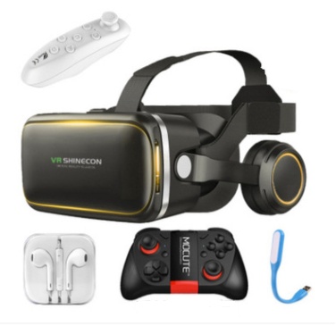 Original VR Shinecon Gafas De Realidad Virtual 120 Fov 3D Gafas Google Carton Con Auriculares Estereo Caja Para Smartphone - Image 5