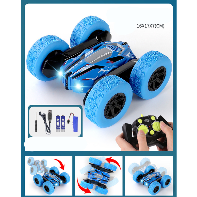 Double-sided Tumbling Stunt Dump Truck Charging Version Remote Control Toy - Image 10