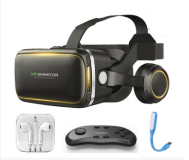 Original VR Shinecon Gafas De Realidad Virtual 120 Fov 3D Gafas Google Carton Con Auriculares Estereo Caja Para Smartphone - Image 7