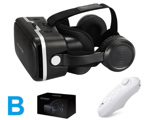 Original VR Shinecon Gafas De Realidad Virtual 120 Fov 3D Gafas Google Carton Con Auriculares Estereo Caja Para Smartphone - Image 10