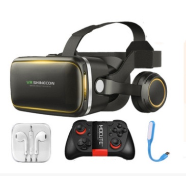 Original VR Shinecon Gafas De Realidad Virtual 120 Fov 3D Gafas Google Carton Con Auriculares Estereo Caja Para Smartphone - Image 4