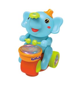 Alternative view of Cute Elephant Cool Music Light Electric Children's Toy Car