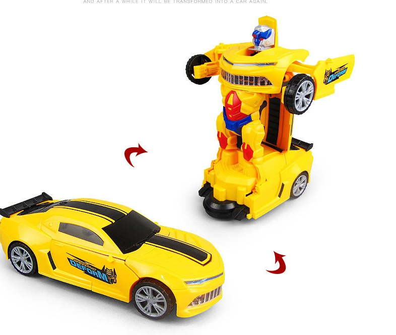 Car Deformation Robot Toy Light Music Automatic Deformation - Image 5