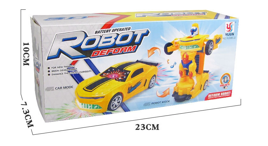 Car Deformation Robot Toy Light Music Automatic Deformation - Image 6