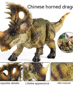 Alternative view of Simulation Dinosaur Chinese Horn Dragon Boy Toy
