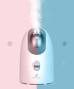 Hot and cold face steamer