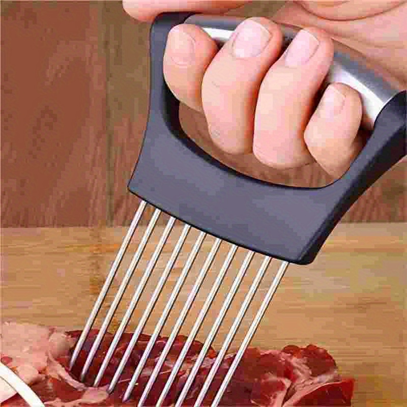 Onion Slicer Holder, Onion Holder For Slicing, 304 Stainless Steel Onion Slicer Cutter, Lemon Holder Slicer, Creative Onion Slicer Holder, Onion Slicer Cutter For Steak Tendons, Household Gadget, Kitc - Image 4