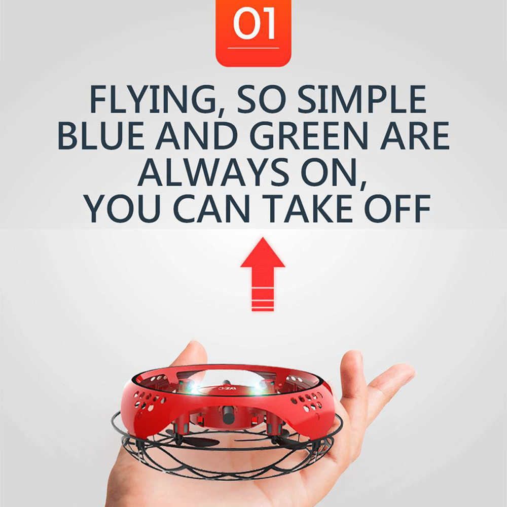 L101 UFO Interactive Drone Infrared Sensor Induction Quadcopter Intelligent Fly Hand Control Helicopter Children Magic Dron Toy - Image 2