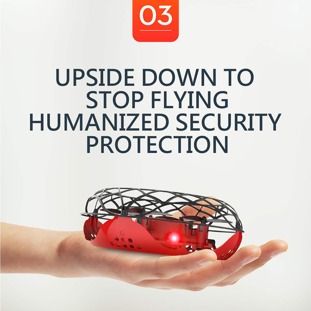 L101 UFO Interactive Drone Infrared Sensor Induction Quadcopter Intelligent Fly Hand Control Helicopter Children Magic Dron Toy - Image 4