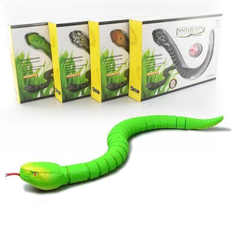 Novelty Remote Control Snake Rattlesnake Animal Trick Terrifying Mischief Toy - Image 3