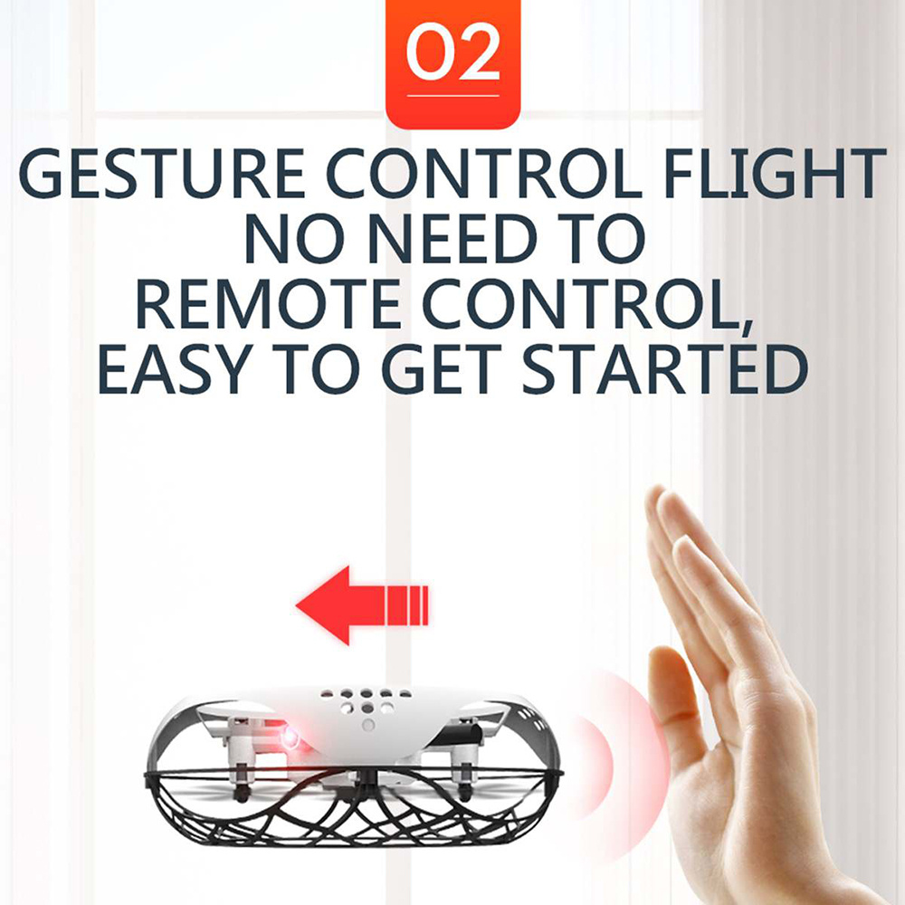 L101 UFO Interactive Drone Infrared Sensor Induction Quadcopter Intelligent Fly Hand Control Helicopter Children Magic Dron Toy - Image 3