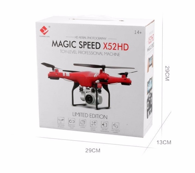 X52 Rc Drone Met Hoogte Hold 1080P 5MP Hd Camera Quadcopter Rc Drone 2MP Wif Vs Phantom 3 Standaard syma X8HG - Image 2