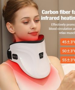 Electric Hot Compress Neck Fixed Traction Air Pressure Kneading Massage Instrument