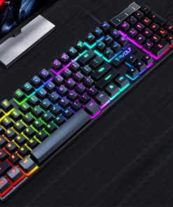 Alternative view of Gaming Usb Luminous Wired Keyboard Floating Manipulator