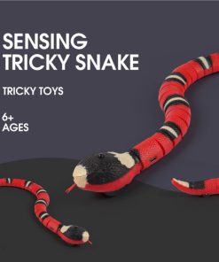 Remote Control Electric Toys Intelligent Induction Obstacle Avoidance Silver Ring Snake