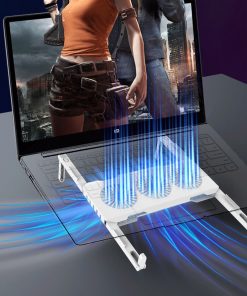 Portable Slim Smart Laptop Cooling Pad USB 3 Fans Gaming Laptop Cooler Fan For 17 Inch Cooler Plug Play For Notebook PC Laptop