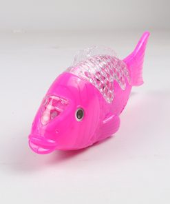 Alternative view of Children's Electric Fish Toy Flash Swing Projection Luminous Music Simulation