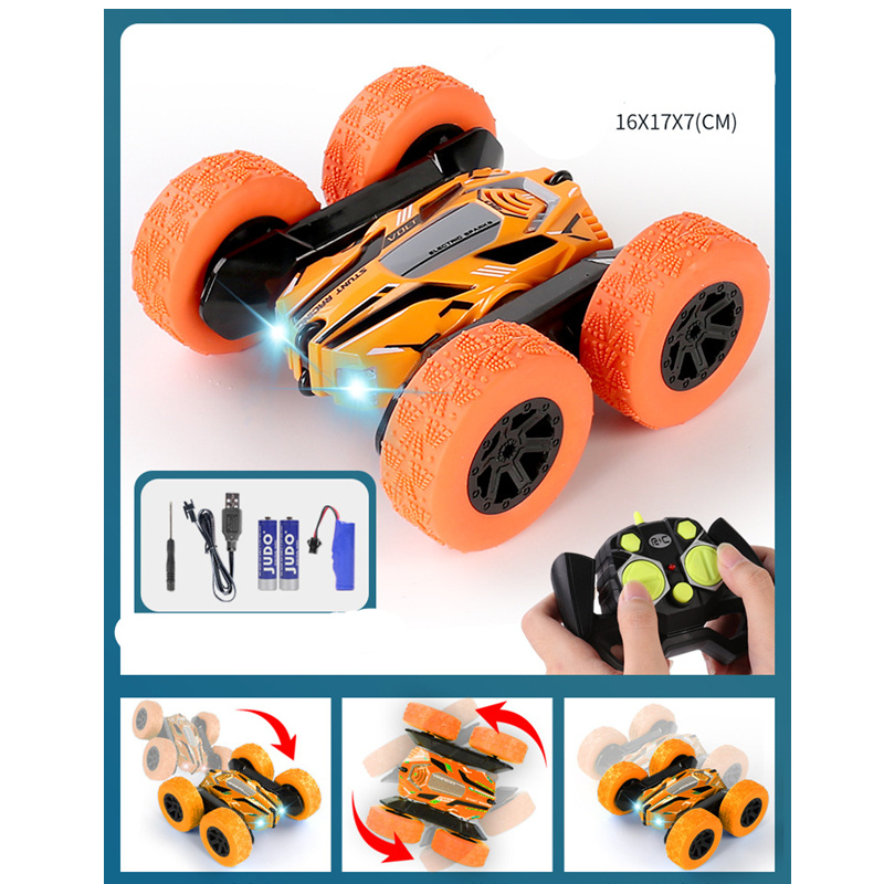Double-sided Tumbling Stunt Dump Truck Charging Version Remote Control Toy - Image 8