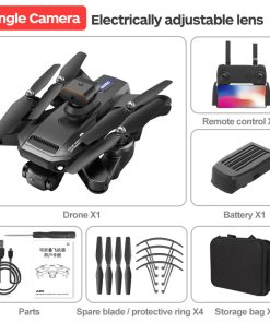 Alternative view of High Definition Aerial Shot Of Quadcopter With 8K Electric Modulation Lens