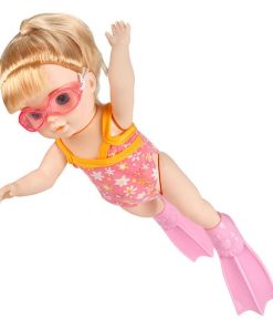 Electric floating swimming doll