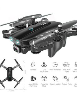 Alternative view of S167 folding GPS positioning UAV