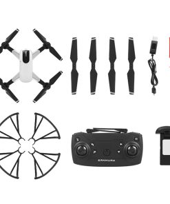 Alternative view of Folding four-axis drone