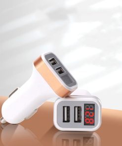 New Digital Display 2.1A Multi-function Car Charger
