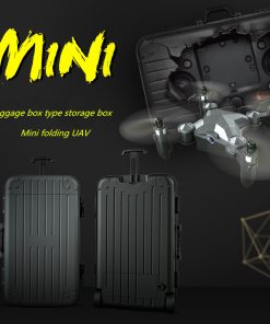 Alternative view of New Luggage Box Storage Box Folding Mini UAV Aerial Photography Remote Control Four Axis Children's Toys Drone