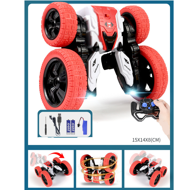 Double-sided Tumbling Stunt Dump Truck Charging Version Remote Control Toy - Image 2
