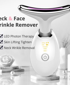 EMS Thermal Neck Lifting And Tighten Massager Electric Microcurrent Wrinkle Remover