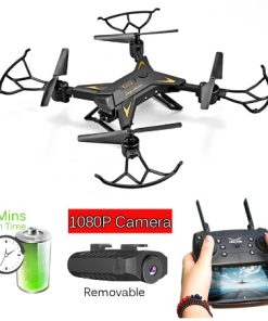 Alternative view of T-Rex RC Helicopter Drone with Camera HD 1080P WIFI FPV Selfie Drone Professional Foldable Quadcopter 20 Minutes Battery Life