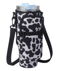 Alternative view of Vacuum Thermal Straw Cup Sleeve Sports Neoprene