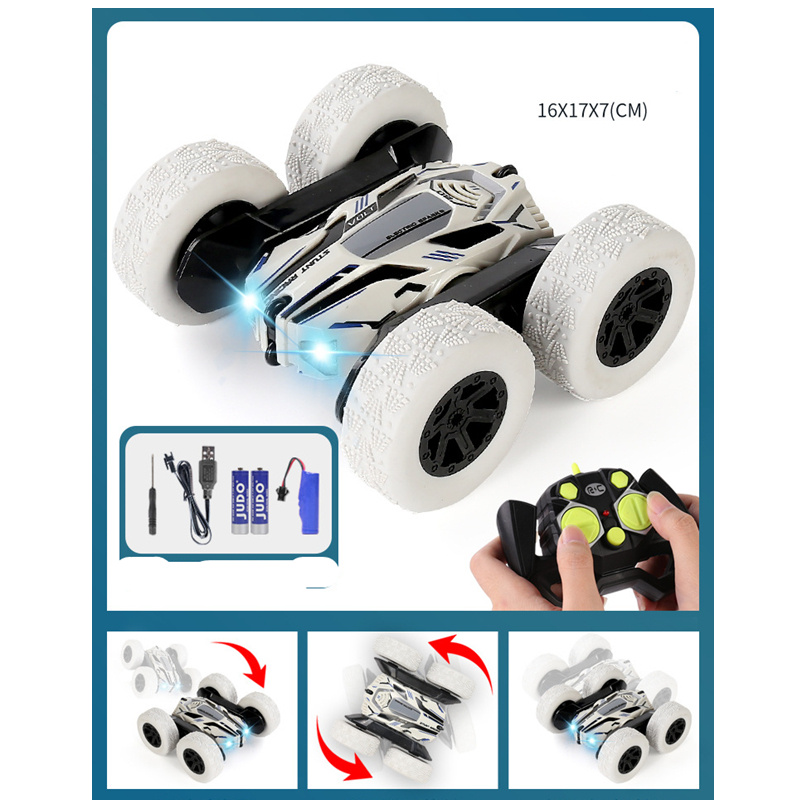 Double-sided Tumbling Stunt Dump Truck Charging Version Remote Control Toy - Image 9