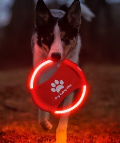 Alternative view of Dog Flying Discs Light Glowing LED LuminousTrainning Interactive Toys Game Flying Discs Dog Toy Pet Dog Accessories Pet Products