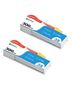 2Pcs BETAFPV 3S 11.1V 300mAh 45C Lipo Battery XT30 Plug For RC Drone