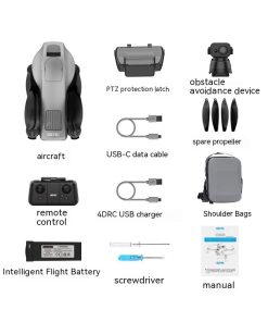 Alternative view of Brushless Obstacle Avoidance Folding Quadcopter